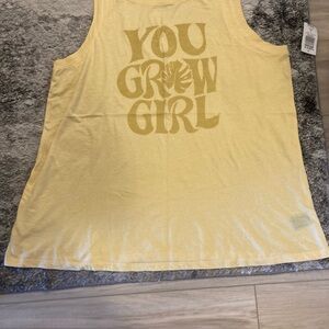 Torrid Sunny Yellow Graphic Tank